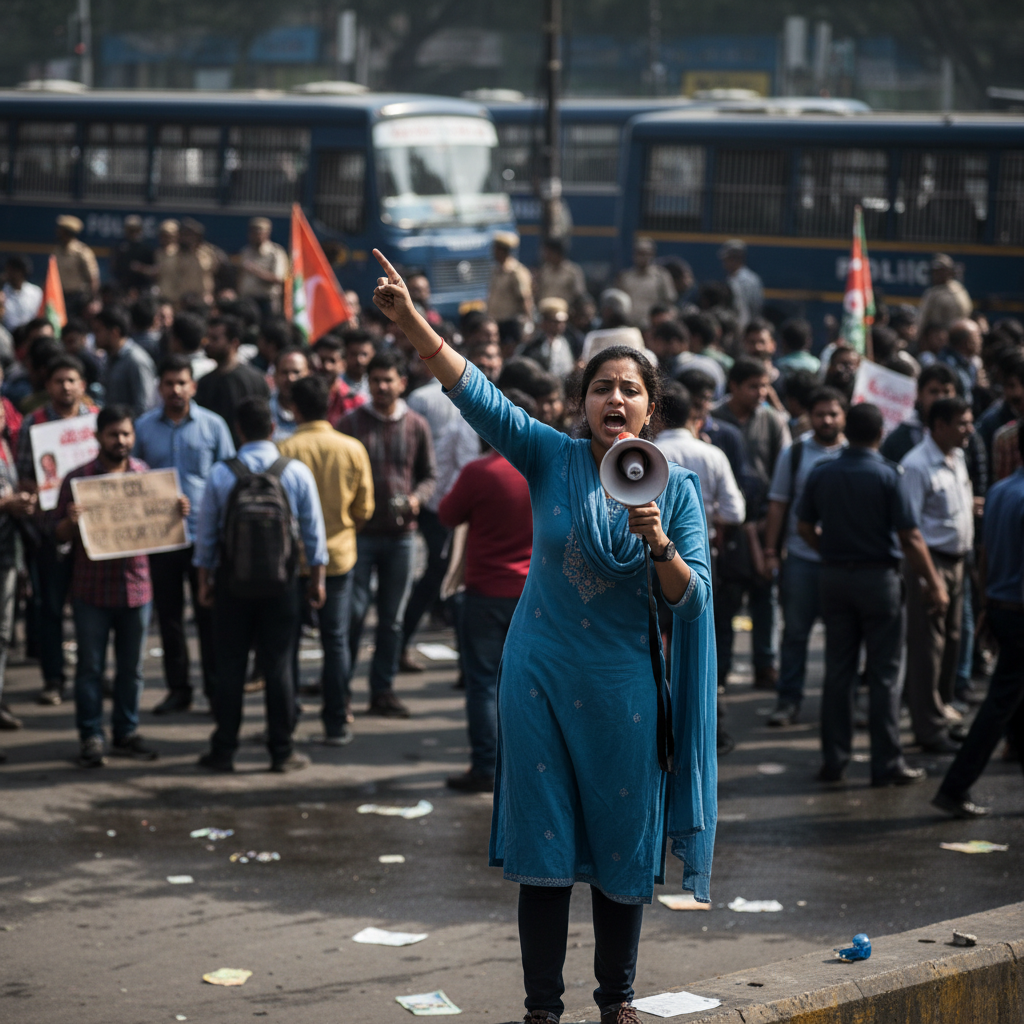 Youth Activists in India Defy Crackdowns to Press Modi — image 1