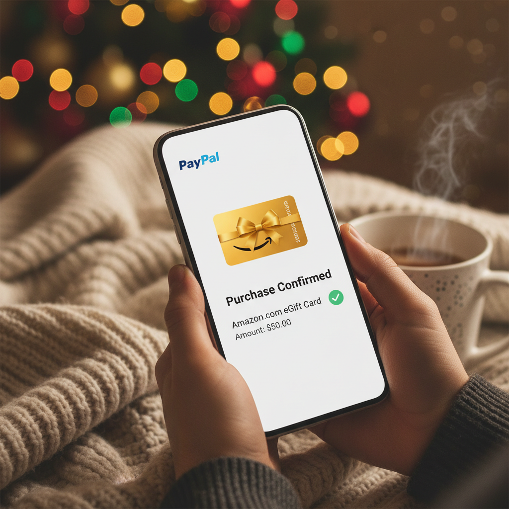 PayPal App Now Lets You Buy Amazon Gift Cards Direct
