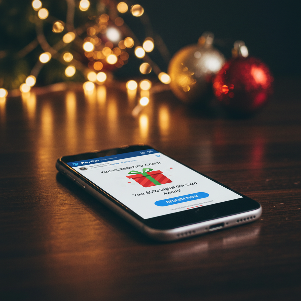 PayPal Gift Card Phishing Surges Ahead of 2026 Holidays