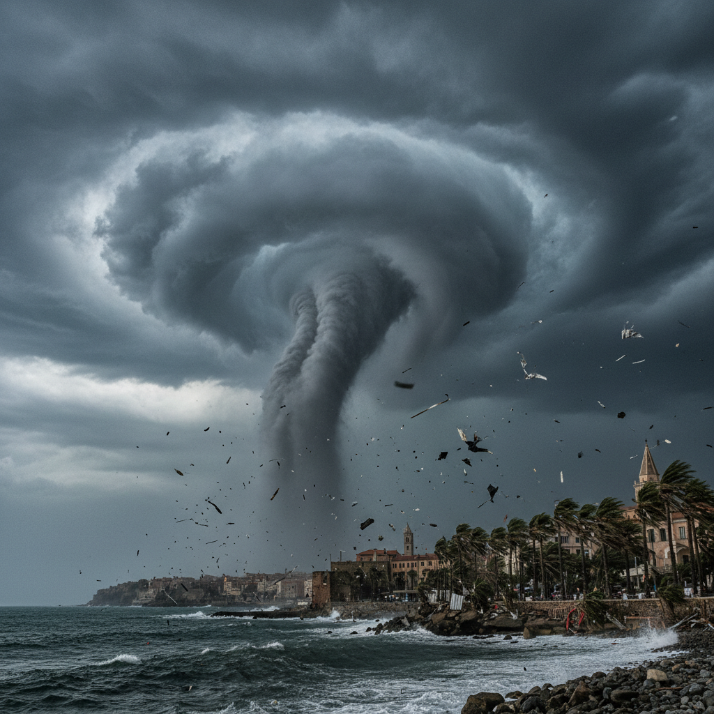 Tornado Strikes Western Sicily, Injuring Two and Flipping Cars — image 1