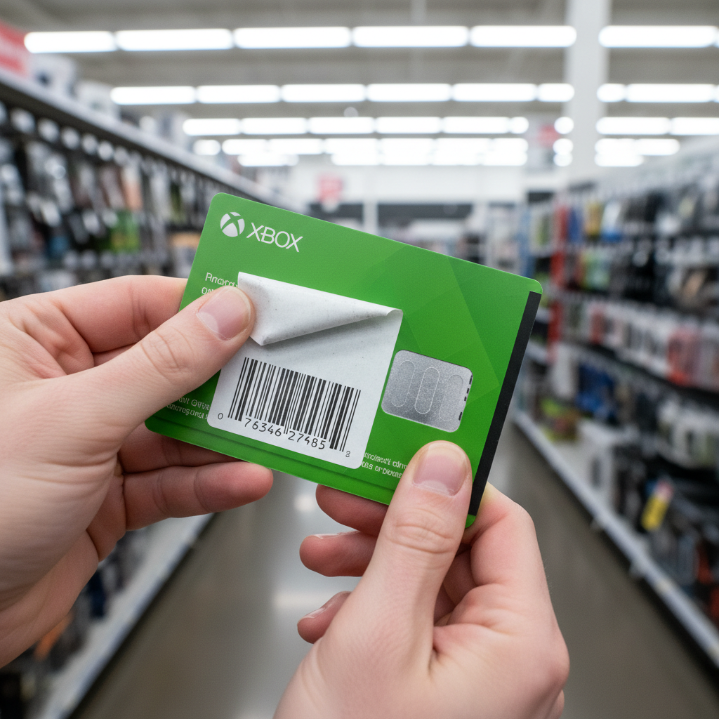 Xbox Gift Card 'Double-Sticker' Scam Targets Retail Shoppers